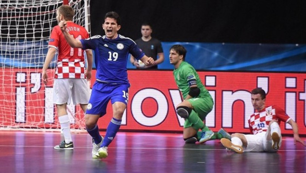 Видеообзор матча чемпионата Европы по футзалу Казахстан - Хорватия