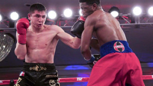 Соперник ударил в глаз головой, но это не спасло его от поражения - казахстанский боксер Мадияр Ашкеев
