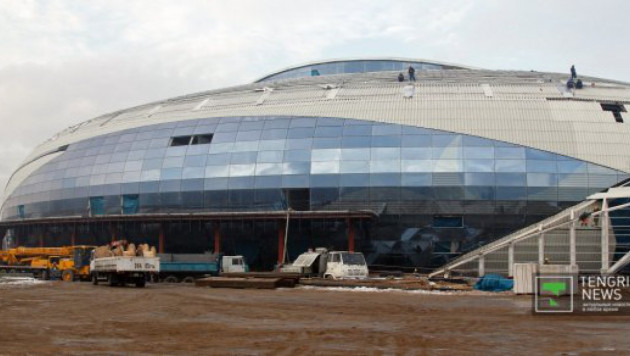 Назарбаев посетил Ледовую арену в Алматы