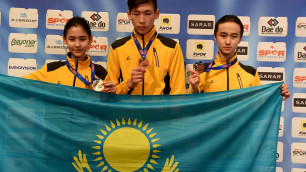 Казахстанские кадеты завоевали три золотые медали на международном турнире по таэквондо