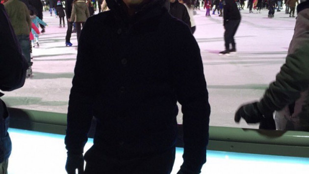 Геннадий Головкин посетил матч НХЛ в Нью-Йорке