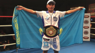 Бекман Сойлыбаев одержал победу в своем первом титульном бою
