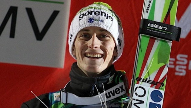 Петер Превц победил на этапе Кубка мира по прыжкам на лыжах с трамплина в Алматы