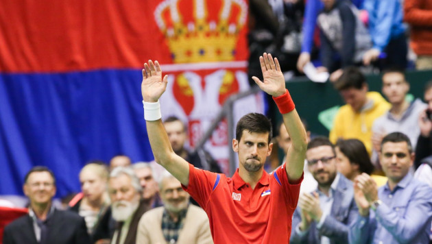Джокович обыграл Недовесова и вывел Сербию вперед в матче Кубка Дэвиса
