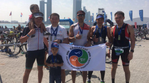 Казахстанец завоевал "бронзу" на престижных состязаниях по триатлону в Абу-Даби