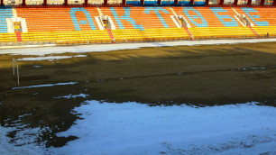Как в Актобе готовят Центральный стадион к новому сезону (фото)