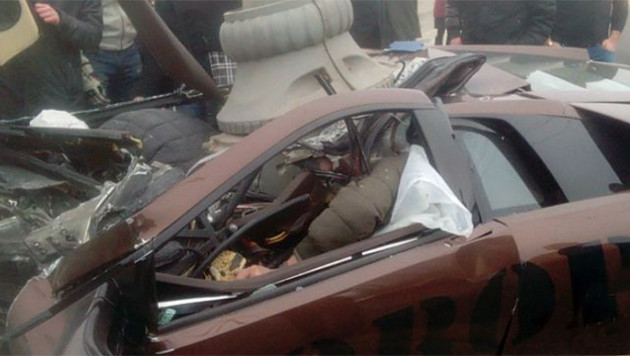 В Москве автослесарь разбился на Lamborghini бойца ММА 