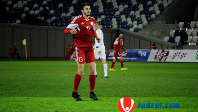 Одноклубник Покатилова из сборной Грузии пожаловался на неназначенный пенальти в игре с Казахстаном