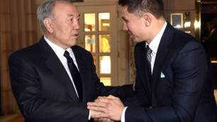 Назарбаев поздравил Головкина с получением статуса посла EXPO-2017