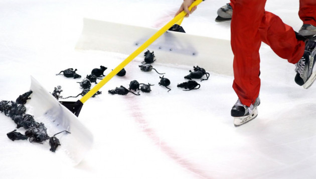 Хоккеисты клуба НХЛ получили два удаления за бросание фанатами игрушечных крыс на лед