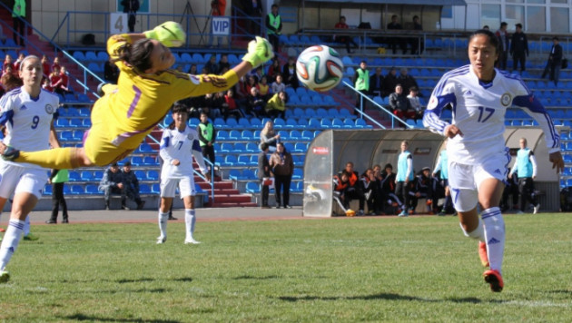 Женская сборная Казахстана забила первый гол в отборе на Евро-2017 в пятом матче