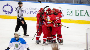 Юниорская сборная Казахстана стартовала с поражения на ЧМ по хоккею в Минске