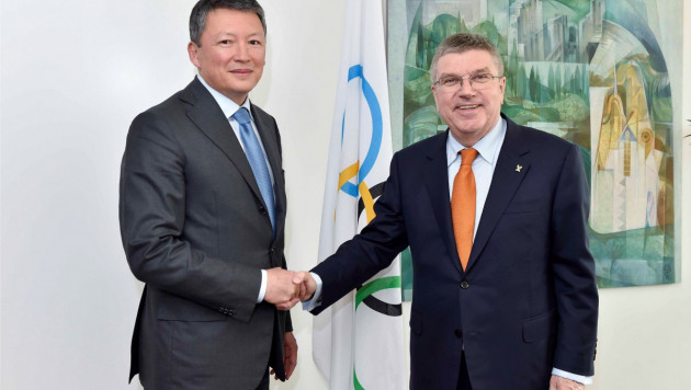 Тимур Кулибаев встретился с главой Международного олимпийского комитета