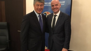 Кайрат Боранбаев рассказал президенту ФИФА о развитии казахстанского футбола