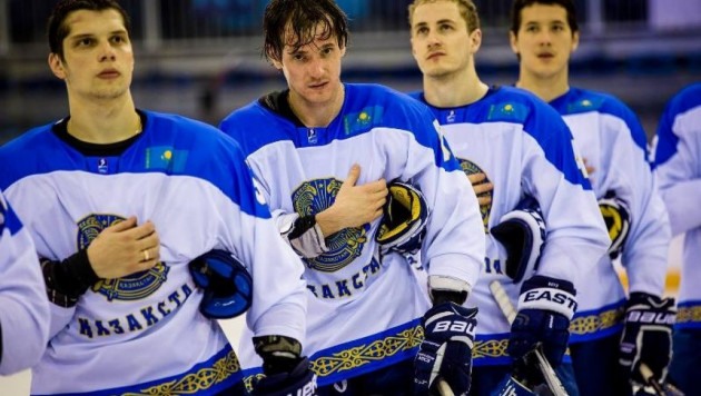 Фоторепортаж:  Сборная Казахстана по хоккею обыграла Венгрию