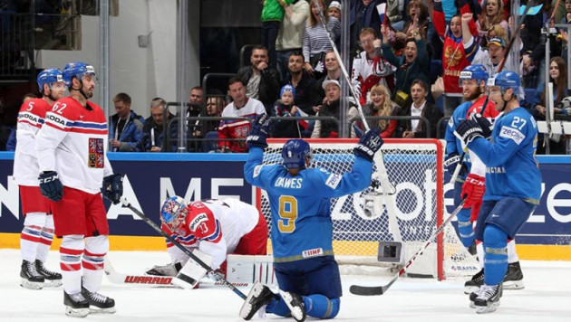 Букмекеры сделали прогноз на матч ЧМ по хоккею Казахстан - Латвия