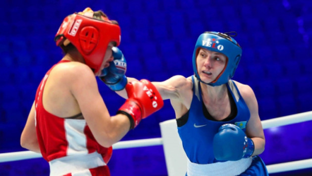 Хальзова выиграла третье "золото" для Казахстана на чемпионате мира по боксу в Астане