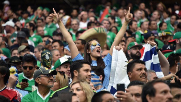 Болельщики сборных Уругвая и Мексики подрались на трибунах на Кубке Америки
