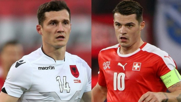 В матче Албания - Швейцария впервые в истории Евро друг против друга сыграют братья