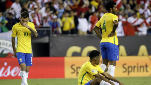 Сборная Бразилии не вышла в плей-офф Кубка Америки впервые с 1987 года
