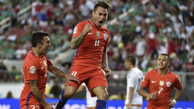 Сборная Чили забила семь мячей Мексике в четвертьфинале Кубка Америки