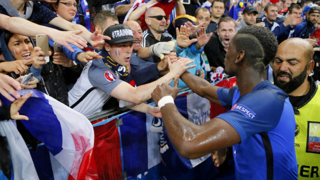Матч сборных Франции и Исландии побил рекорд посещаемости на Евро-2016