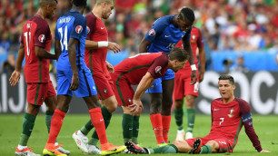 Криштиану Роналду из-за травмы был заменен в финале Евро-2016