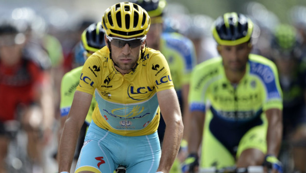 Винченцо Нибали стал лучшим из гонщиков "Астаны" на 13-м этапе "Тур де Франс"
