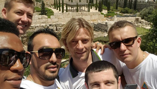 Игроки "Кайрата" перед матчем с "Маккаби" побывали на экскурсии в Иерусалиме