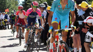 Фабио Ару после 17-го этапа поднялся на восьмое место в общем зачете "Тур де Франс"