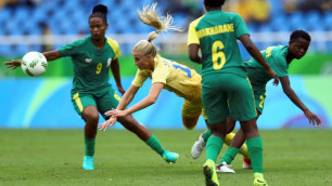 Футбольным матчем между женскими сборными Швеции и ЮАР открылась Олимпиада-2016