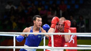 Видео. Как Ниязымбетов выиграл свой первый бой на Олимпиаде-2016