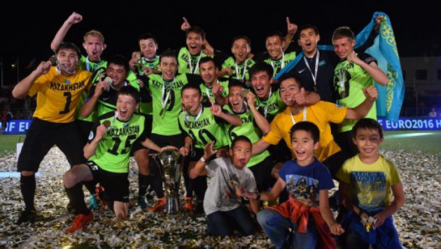 Сборная Казахстана стала чемпионом Европы по мини-футболу среди любителей