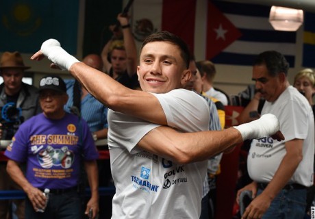 Геннадий Головкин. Фото с сайта boxingscene.com