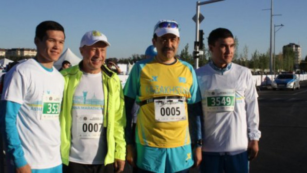 Масимов и Джаксыбеков приняли участие в марафоне в Астане