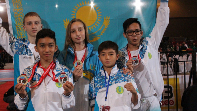 Сборная Казахстана завоевала шесть золотых медалей на чемпионате мира по каратэ-до шотокан