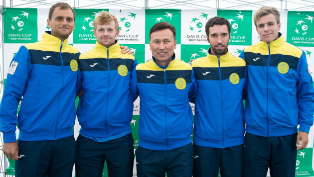 Сборная Казахстана по теннису начнет матчи Кубка Дэвиса-2017 со второго раунда