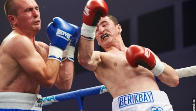 Казахстанец Берикбай Нуримбетов одержал победу в бою открытия вечера бокса в Алматы