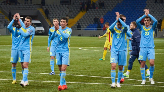 Сборная Казахстана по футболу прибыла в Копенгаген на отборочный матч ЧМ-2018