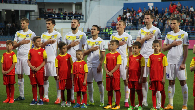Сборная Казахстана в гостях проигрывает Дании после первого тайма матча отбора на ЧМ