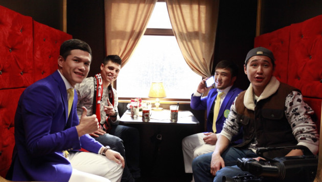 Звезды казахстанского спорта приняли участие в съемках новогодней музыкальной комедии