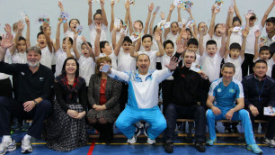 Олимпийские чемпионы Ибраимов и Тихоненко провели заключительный урок "Физкульт-Ура"