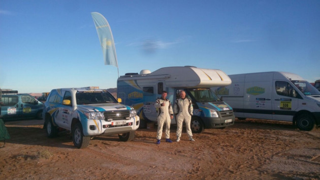 Экипаж Off Road Kazakhstan вошел в восьмерку сильнейших абсолютного зачета Africa Eco Race-2017 после второго этапа