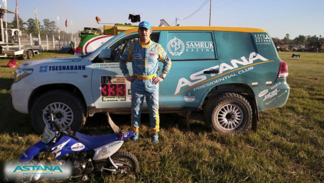 Экипаж Astana Motorsports поднялся на третью строчку общего зачета "Дакара"