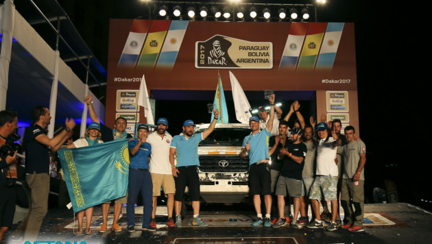 Экипаж Astana Motorsports завоевал "бронзу" в своем классе на "Дакаре"  