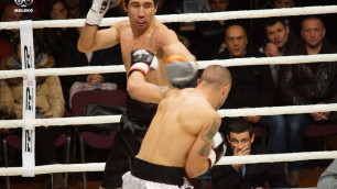 Выигравший все бои нокаутом казахстанский боксер проведет поединок в Нью-Йорке
