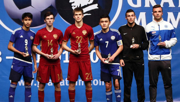 Два футболиста сборной Казахстана признаны лучшими на Мемориале Гранаткина