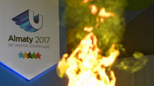 Президент Казахстана дал старт эстафете огня Универсиады-2017