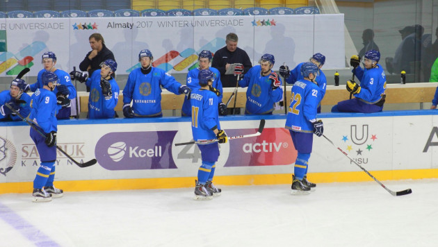 Казахстанские хоккеисты забросили 9 безответных шайб китайцам в первом периоде на старте Универсиады-2017