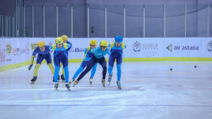 Казахстанец Нурберген Жумагазиев выиграл "бронзу" в шорт-треке на Универсиаде в Алматы